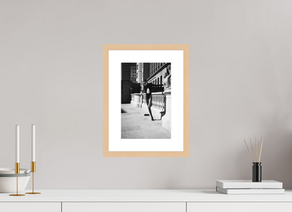 20 x 30 cm, Natural Maple Frame With Passe-Partout Poise