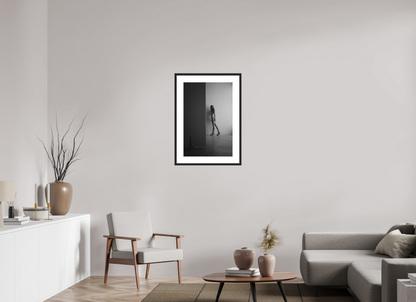 50 x 75 cm, Black Unseen