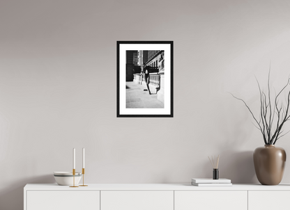30 x 45 cm, Black Oak Frame With Passe-Partout Poise