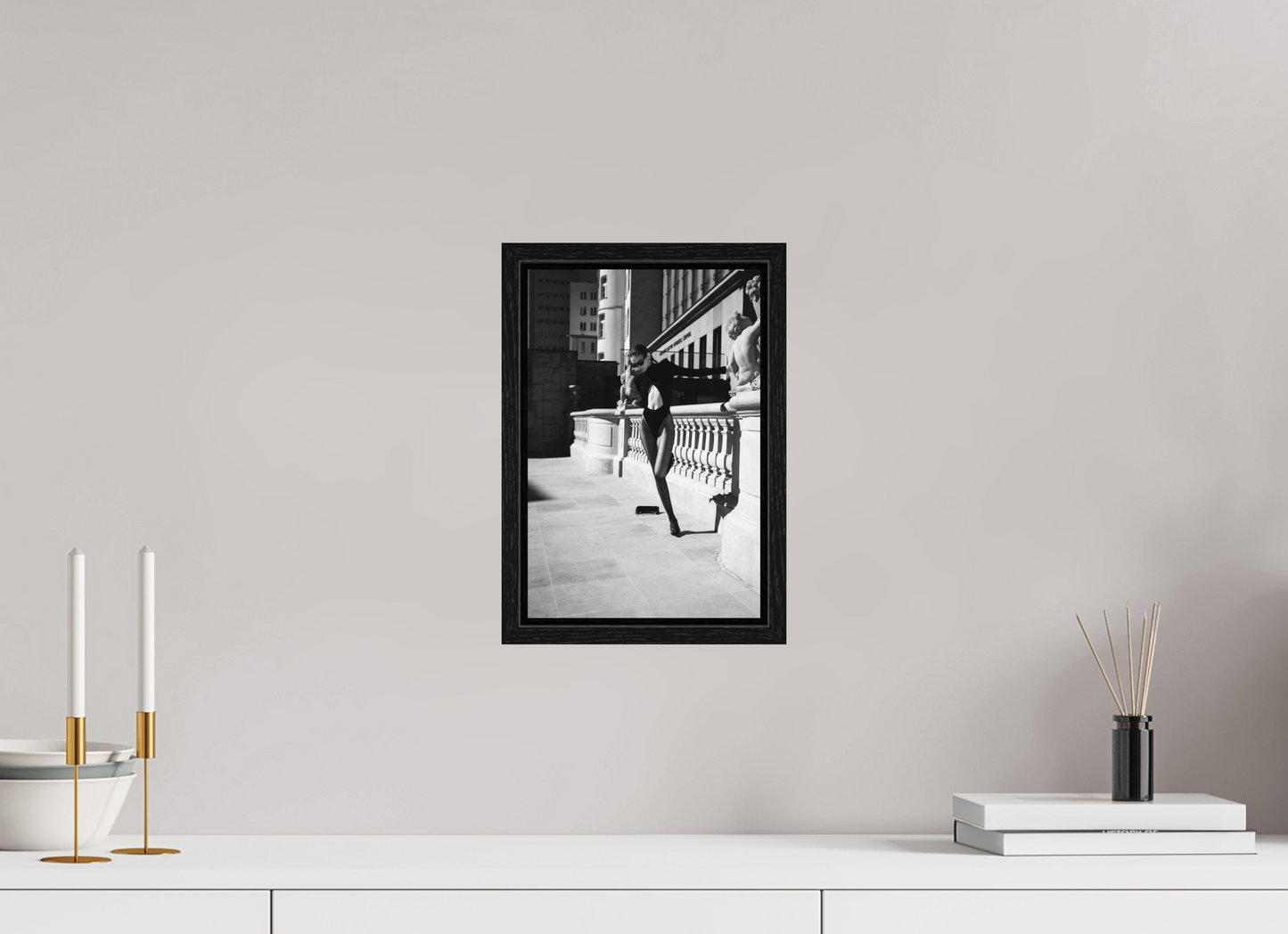 20 x 30 cm, Black Oak Floater Frame Poise