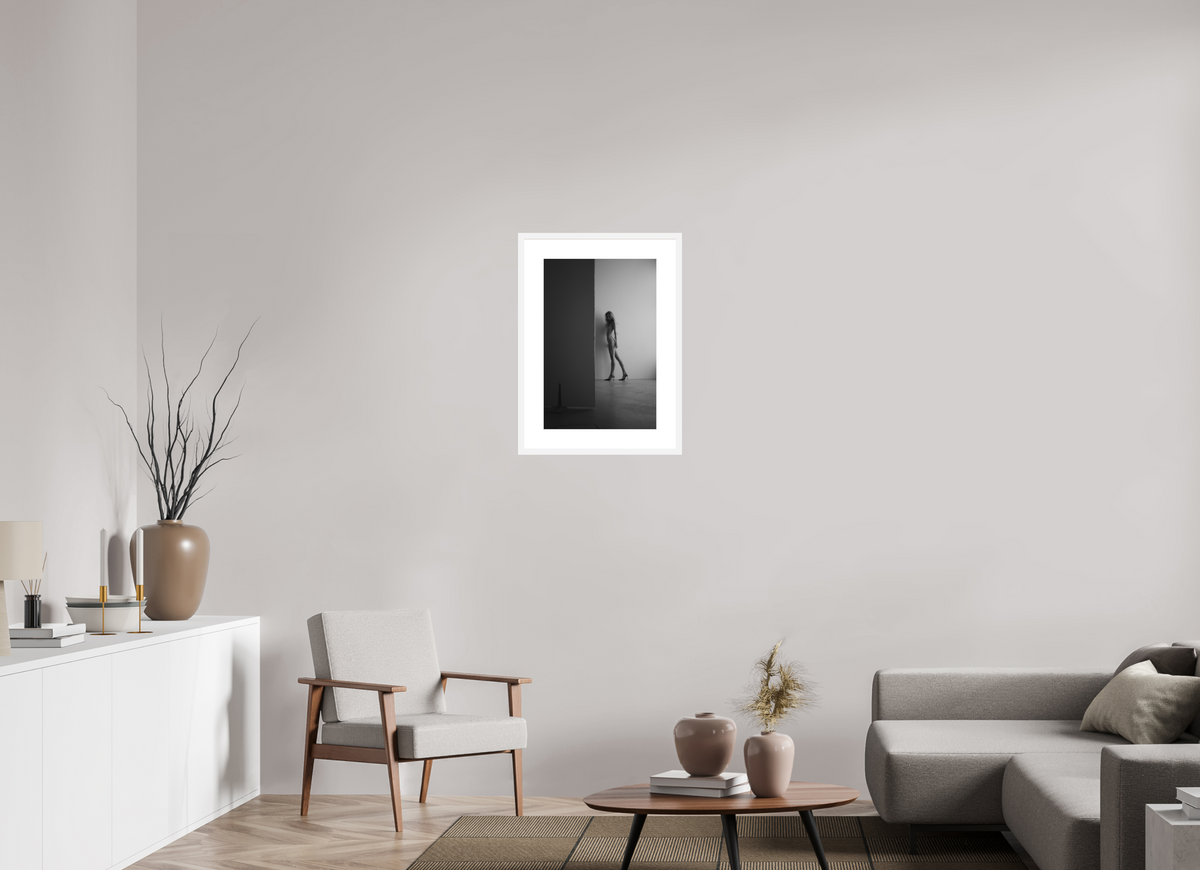 40 x 60 cm, White Unseen
