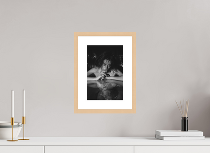 20 x 30 cm, Natural Maple Frame With Passe-Partout Inversion