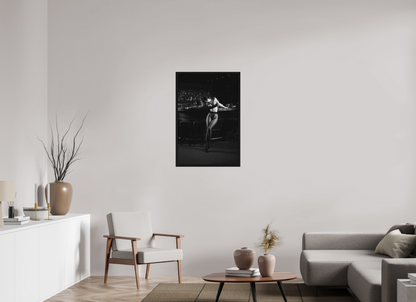 60 x 90 cm, Black Oak Floater Frame Counterpoint