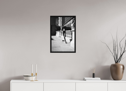 40 x 60 cm, Black Oak Floater Frame Poise