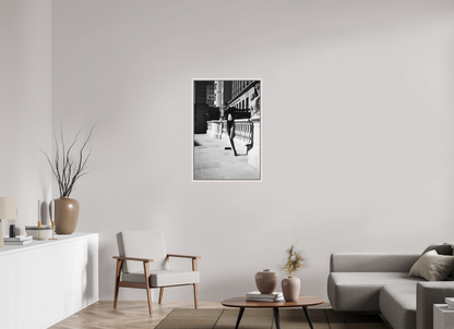 60 x 90 cm, Maple White Floater Frame Poise