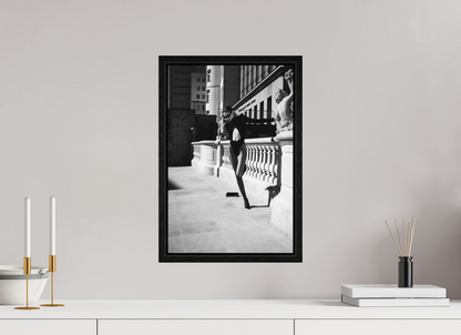 30 x 45 cm, Black Oak Floater Frame Poise