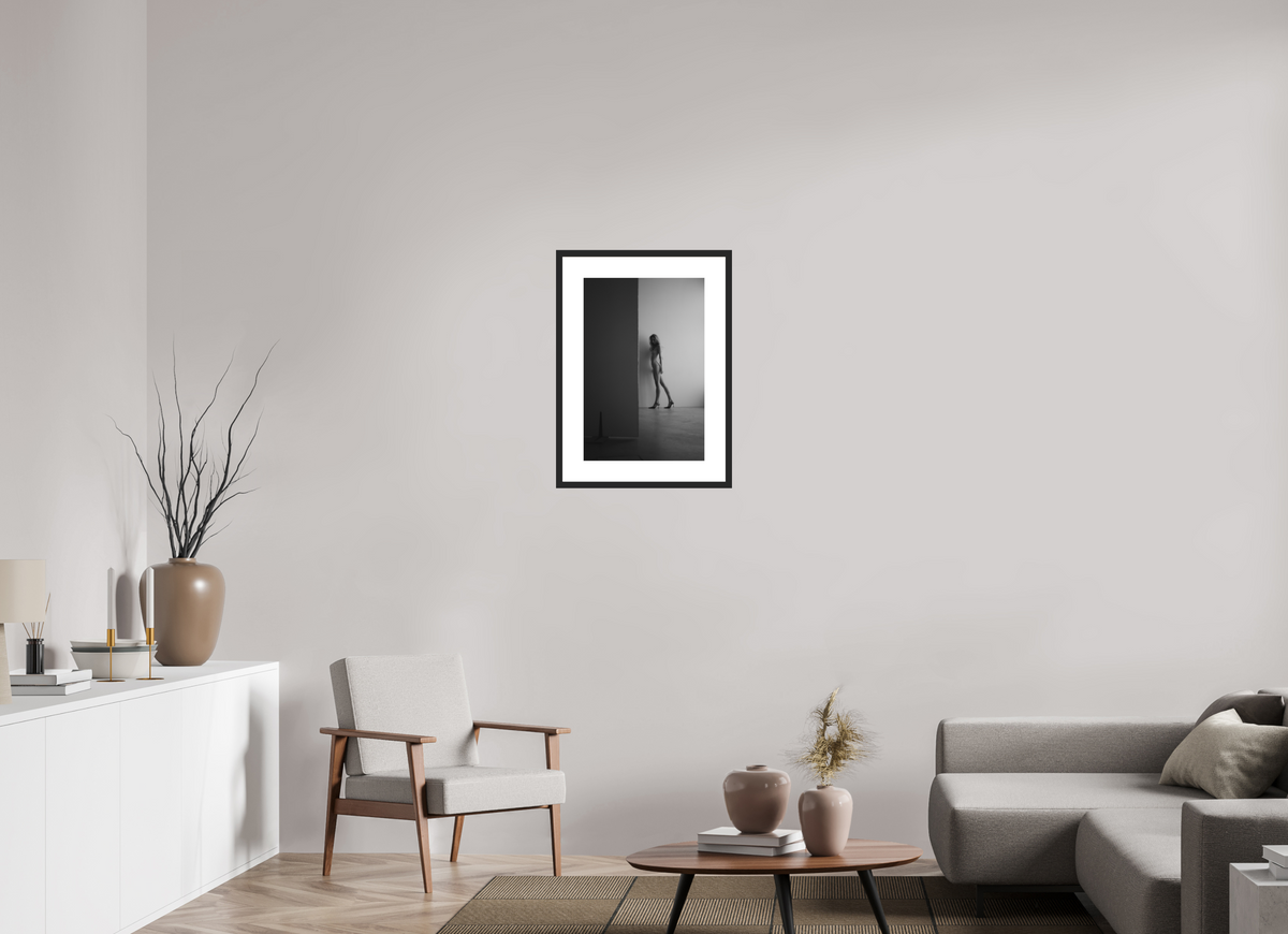40 x 60 cm, Black Unseen