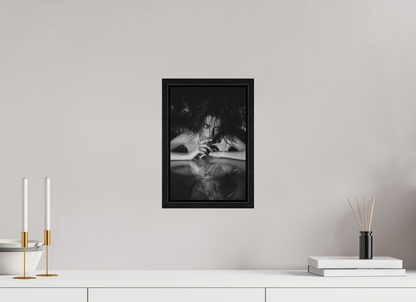 20 x 30 cm, Black Oak Floater Frame Inversion