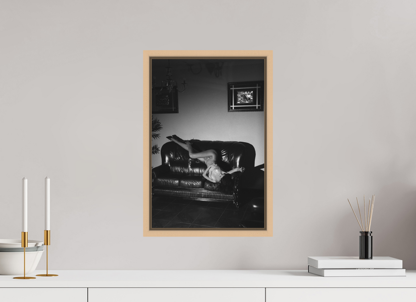 30 x 45 cm, Natural Maple Floater Frame Domestic Theatre