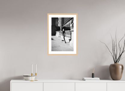 40 x 60 cm, Natural Maple Frame With Passe-Partout Poise